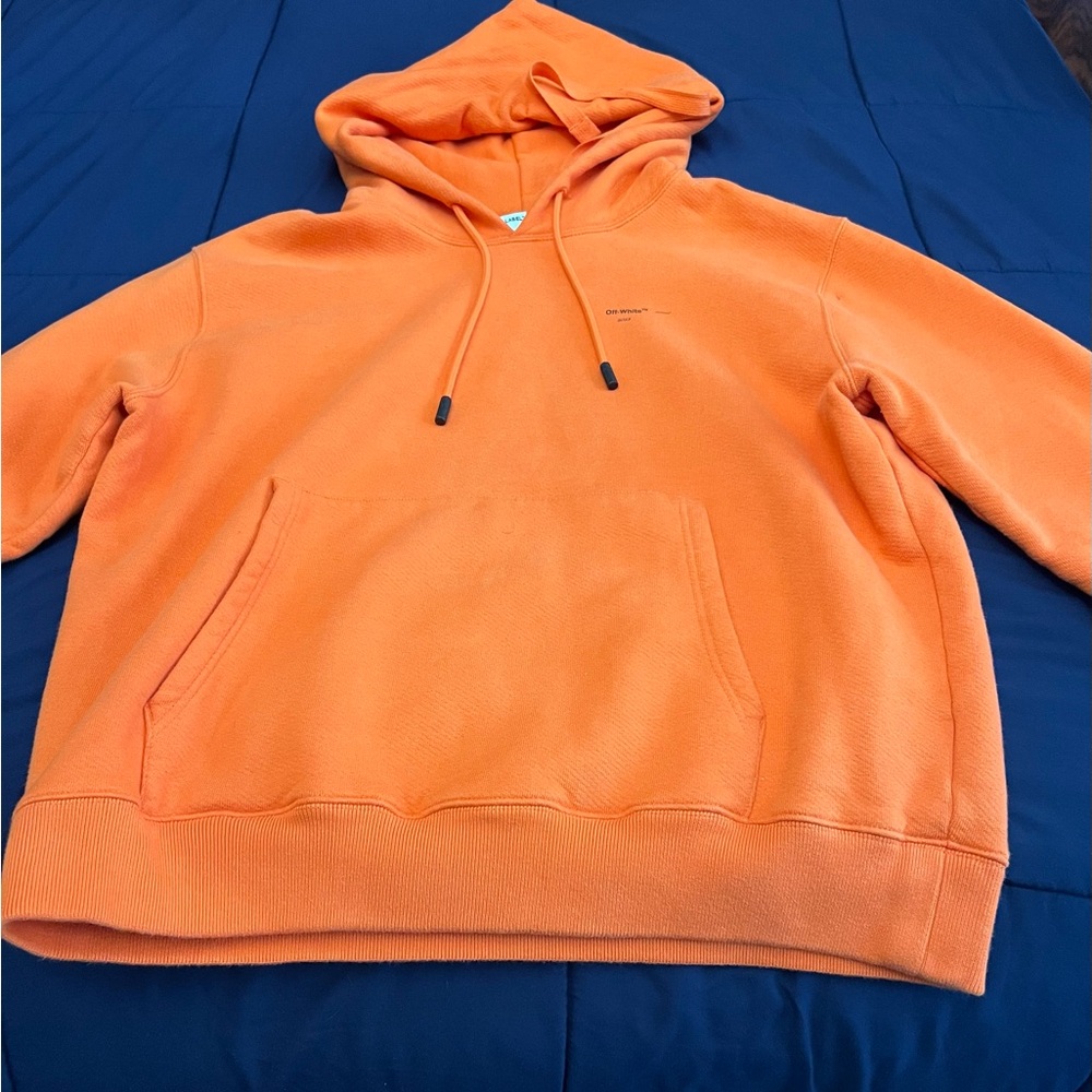 Authentic Off-White Orange Hoodie - XL